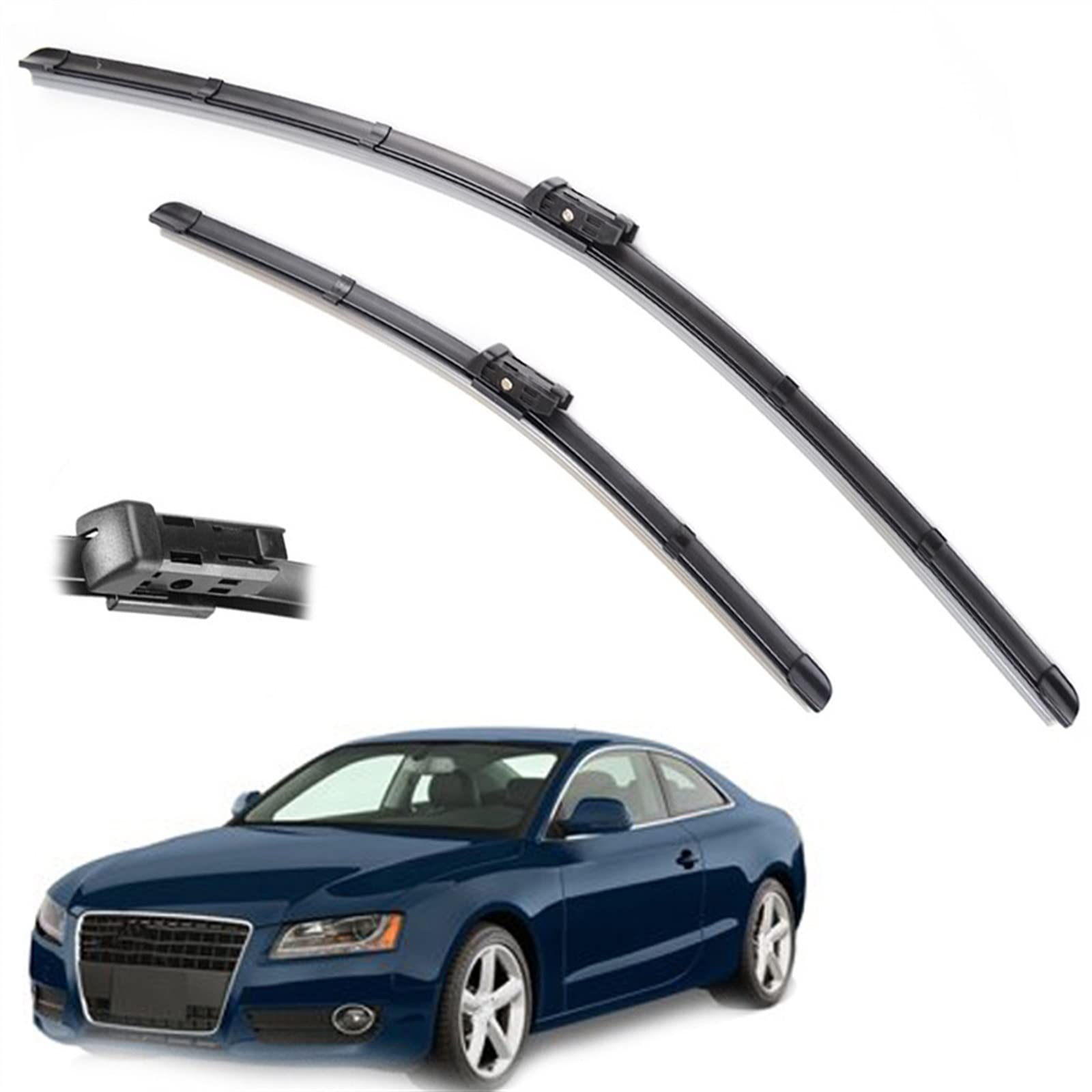 Balais d'essuie-glace avant Audi A5 2008-2016 essuyage silencieux sans trace