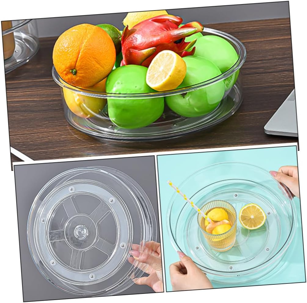 Rotatable Spice Turntable Storage Organizer Multi-function Kitchen Condiment Holder for Easy Access Large Capacity Desktop Jar Rack for Seasonings and Sundries