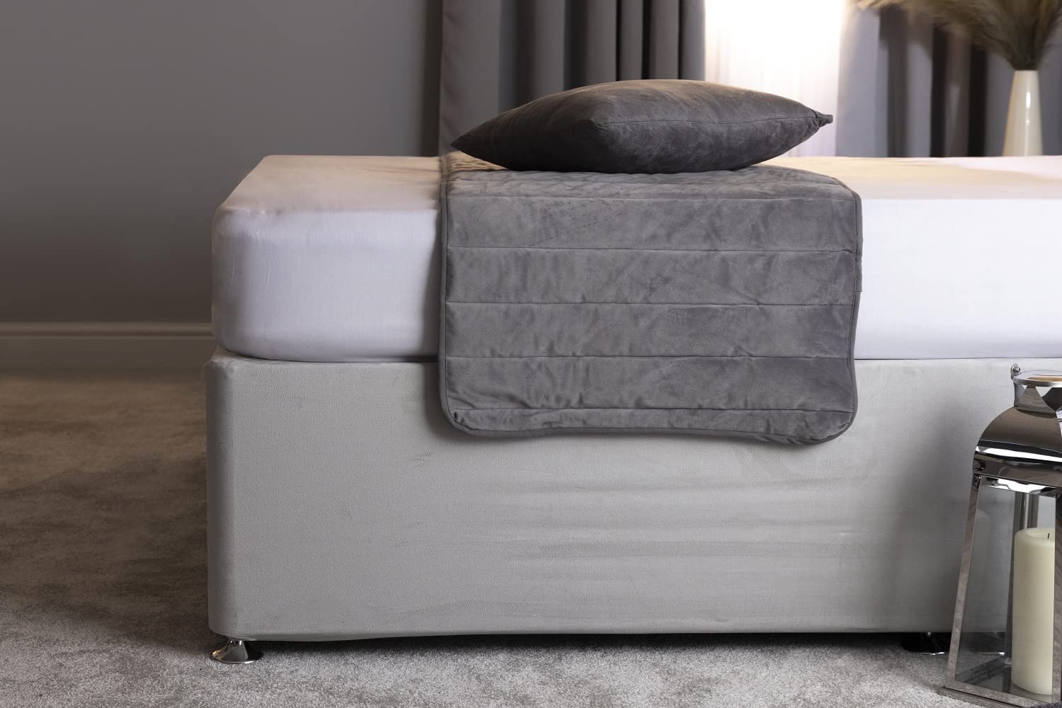 Belledorm Cloud 19" Extra Deep Base Wrap Valance Sheet (, Double)