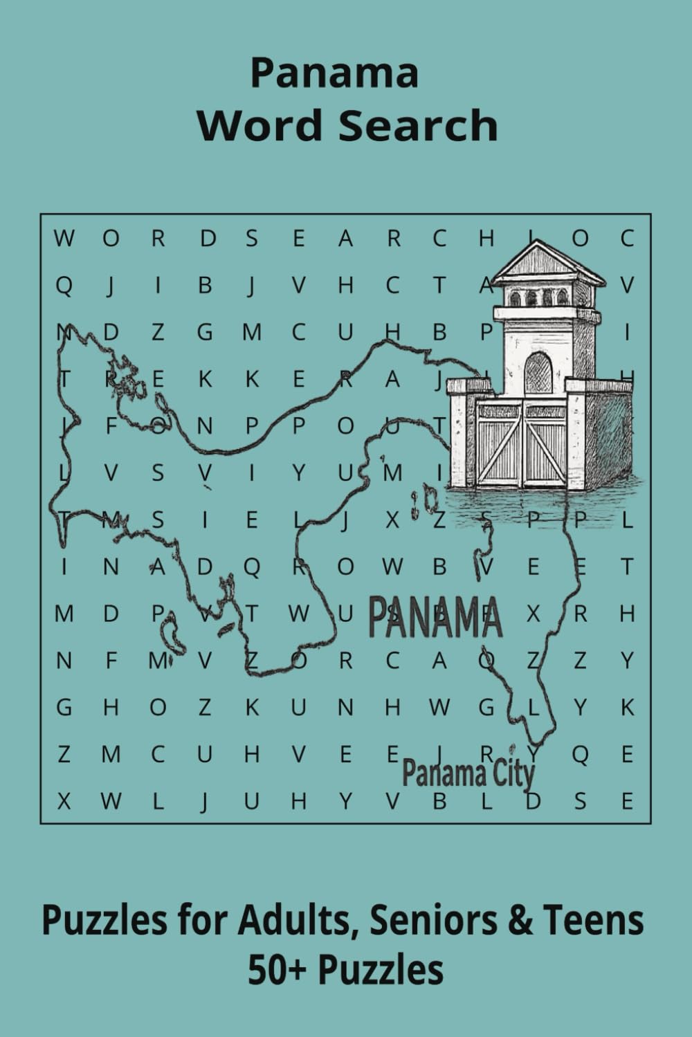 Country Panama Word Searches: Puzzle Book 6x9”, 111 pages, 50+ Puzzles,… Gift for ;Travellers, Study, during Vacation, Holiday or Time to Relax