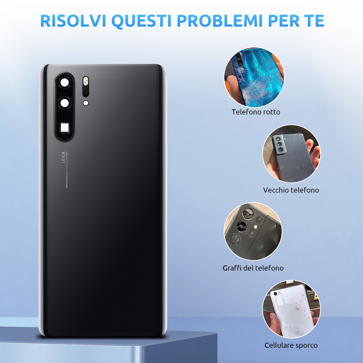 dipos - 2x Pellicola Protettiva Compatibile Con Huawei P30