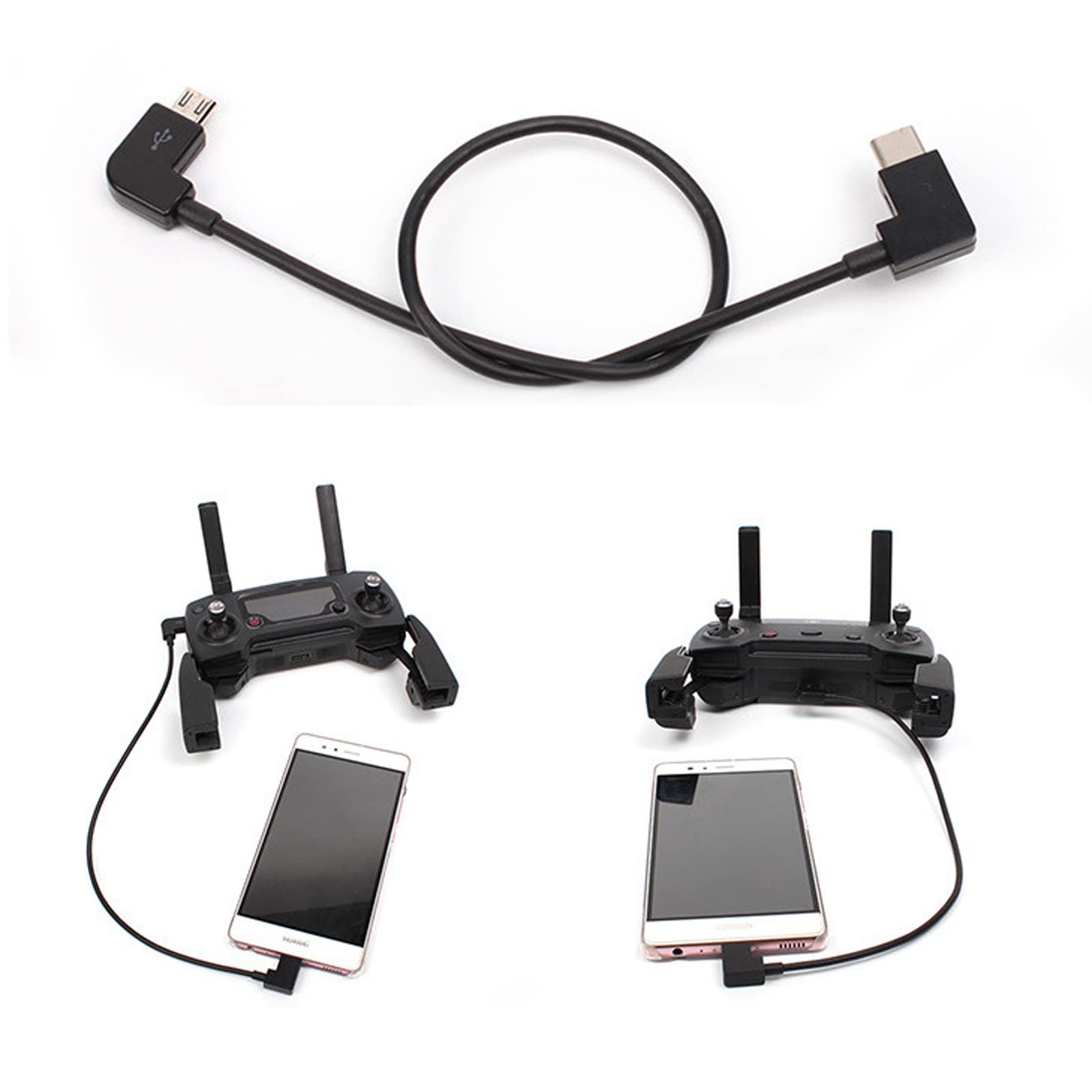 Cavo Dati 30 Cm Per Telecomando DJI – Connettore Micro USB, Adatto Per Mini SE, Mavic, Spark, Air