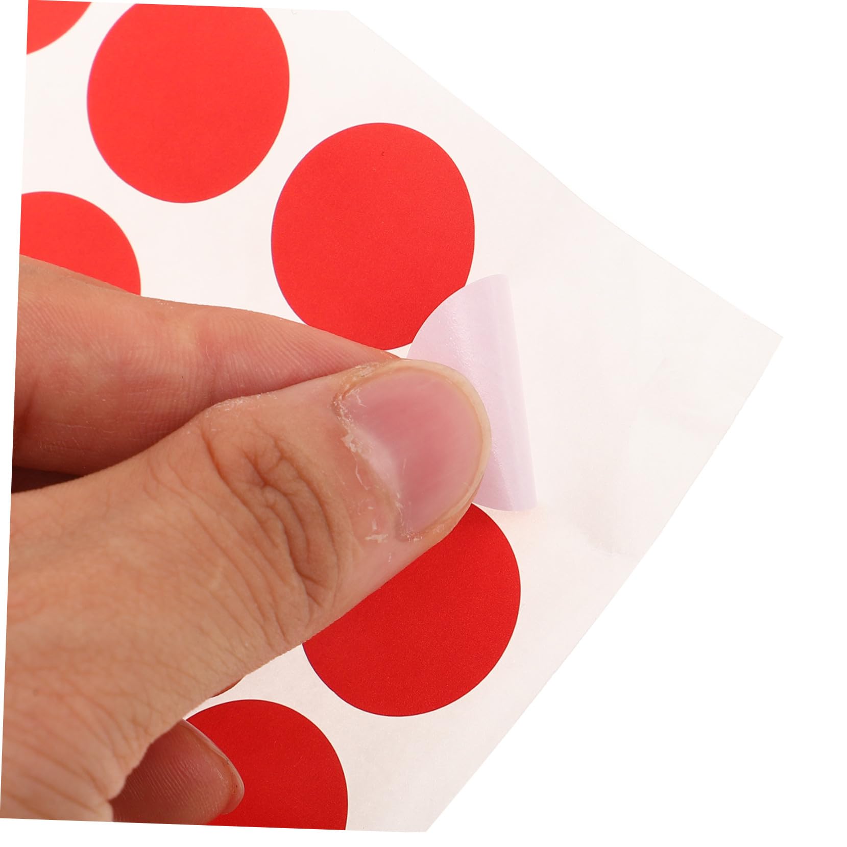 Etichette Adesive Rotonde 100 Fogli per Lavori Manuali | Formato Mini a Punti, Applicazione Facile, Uso per Sigillare Buste e Scrittura a Mano