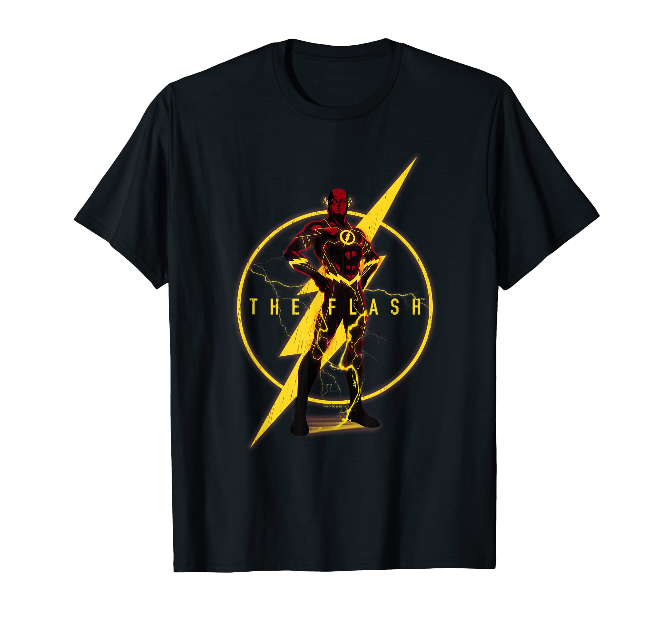 DC Comics Justice League The Flash Lightning Bolt Poster T-Shirt