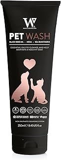 Watermans Cat & Dog Shampoo Wash - Antifungal, Natural & Antibacterial Head-to-Tail Wash - Bubble Grooming for Smelly, Itchy Skin, Dandruff & Pet Allergies - Paraben-Free & Deodorizing