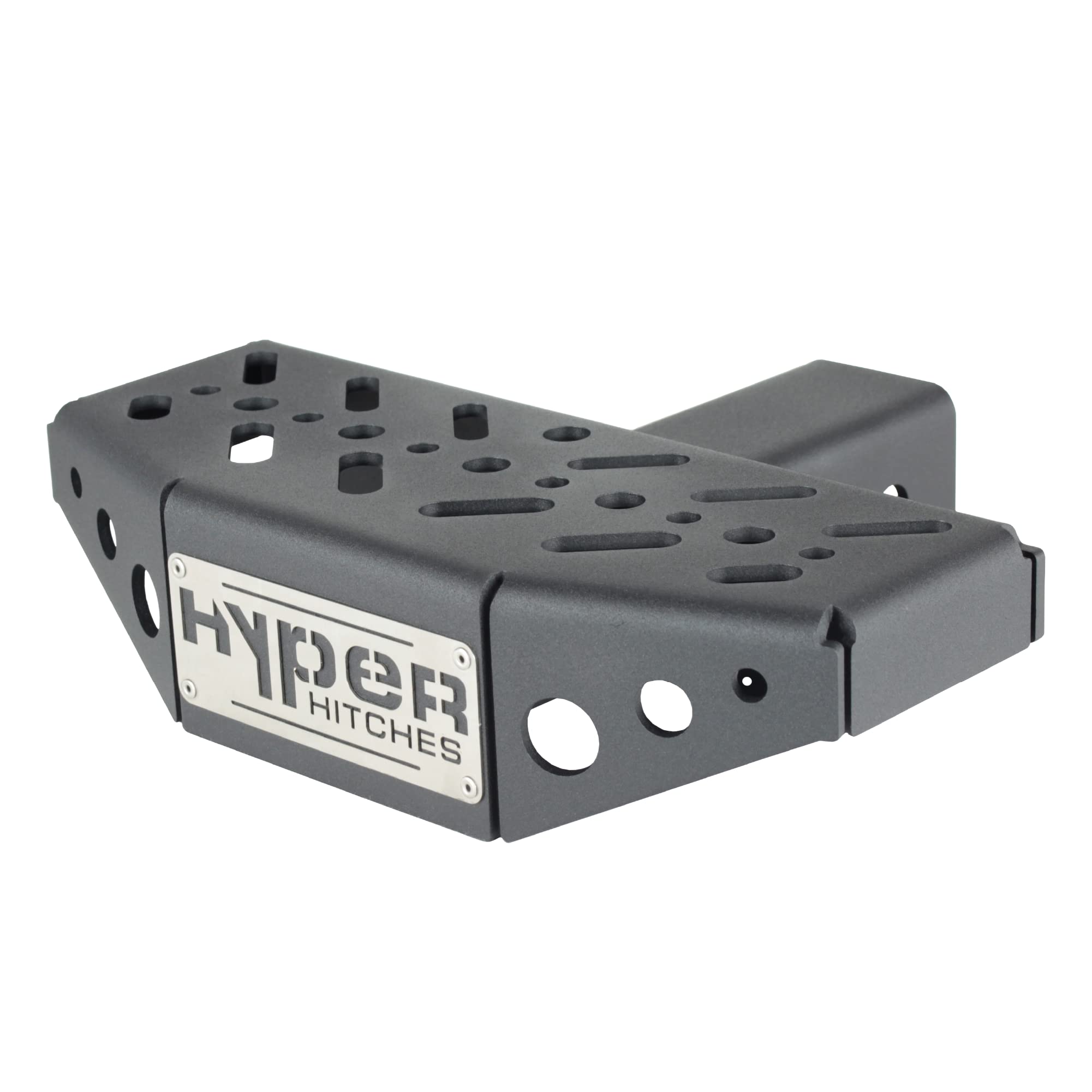 Hyper Hitches12" Hitch Step Model # HS-12 | Hitch Step | Truck Hitch Step 100% Made in The USA | Rear Bumper Guard Protector | with Built in Stabilizer (Fits 2" or 2.5" Receiver) (2" Receiver)