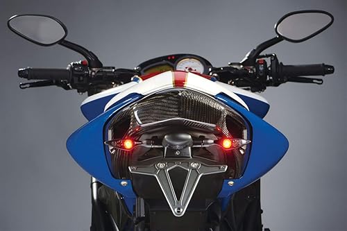 Miniatura 7 de Kuryakyn by Kellermann Micro Rhombus PL lente blancoámbar fr negro 2541