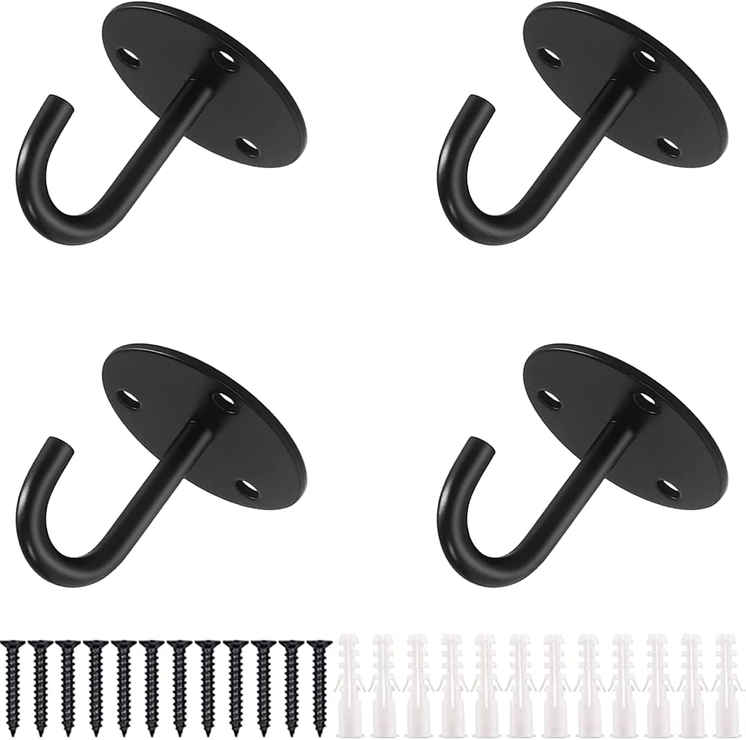 EGGMARCH Stainless Steel Hook On Plate Metal Ceiling Hooks Heavy Duty
