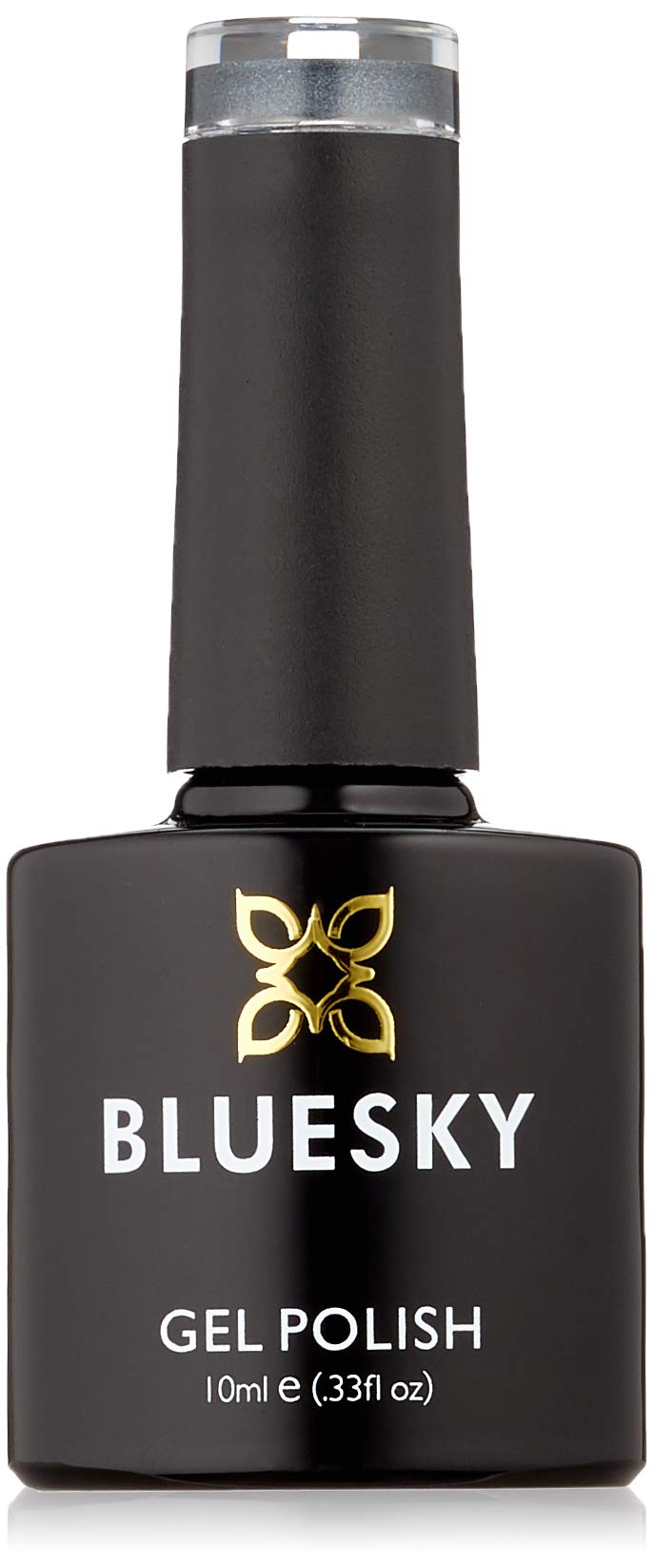 Bluesky Gel Nail Polish 10ml, Shiny Asphalt - A22, Grey Shimmer
