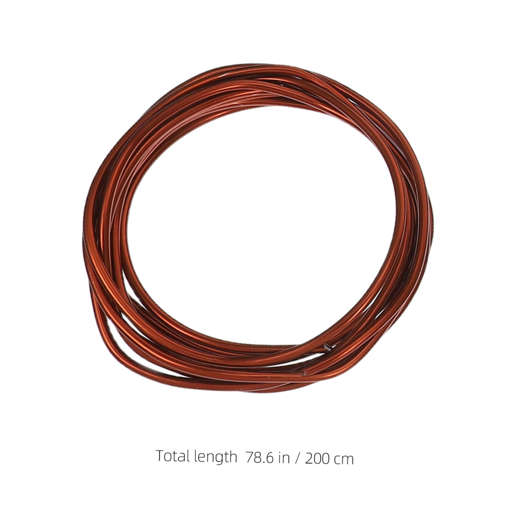 IWOWHERO Set 10 Pack Black Aluminum Wire Bendable for Bonsai Money Tree Floral Arrangements DIY