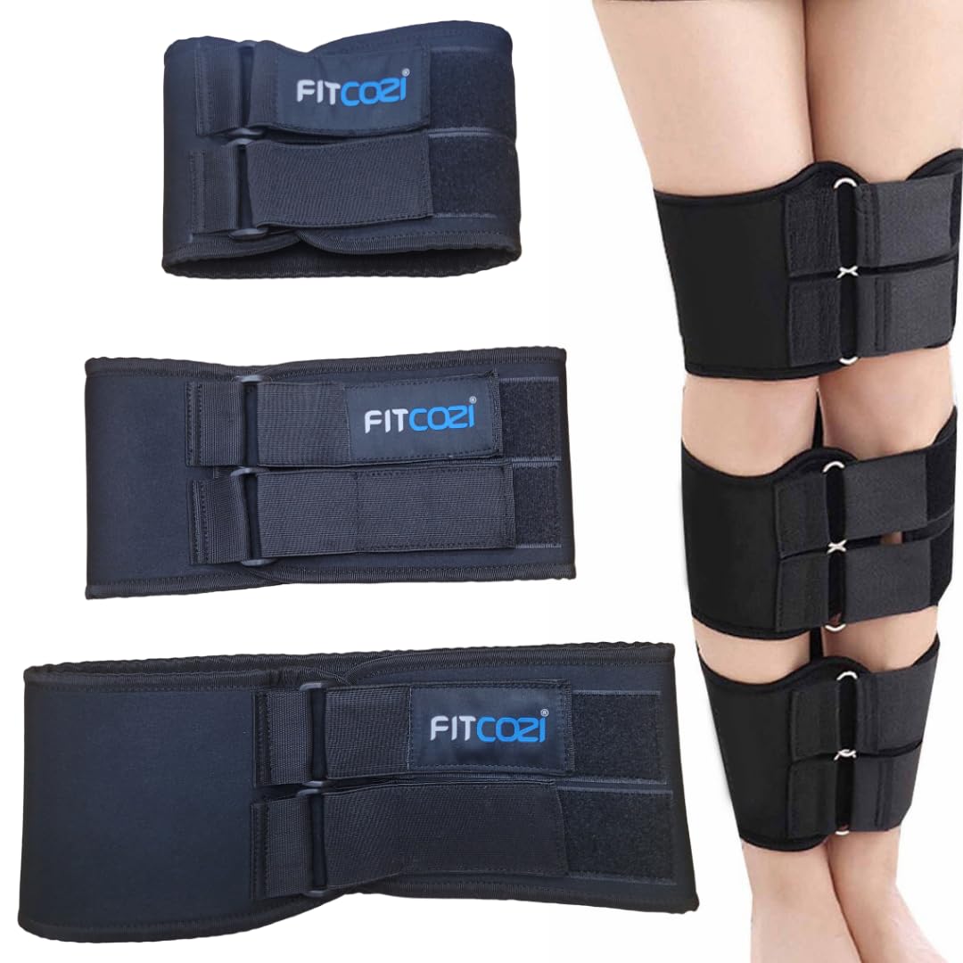 Fitcozi 3pcs Set Leg Straightening Corrector Bands, O-Leg Correction Belts for Leg Beauty Therapy, Adjustable Neoprene Wear-Resistant Bands, Unisex Leg Corrector-image-48