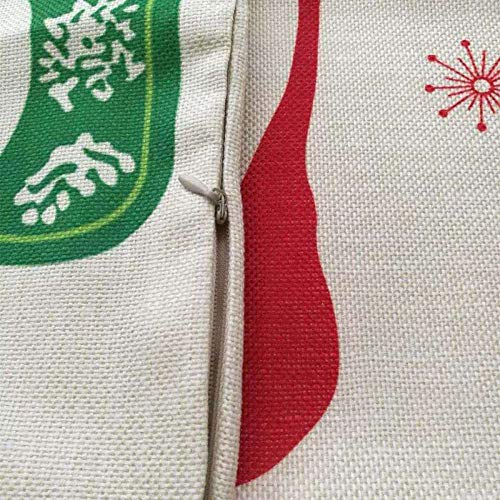 4 Stück Kissenbezüge Dekorative Kissenhülle Leinen Kissenbezug Nordischer Schwarz-Weißer Sofakissenbezug Kissenbezug Im… – Bild 7