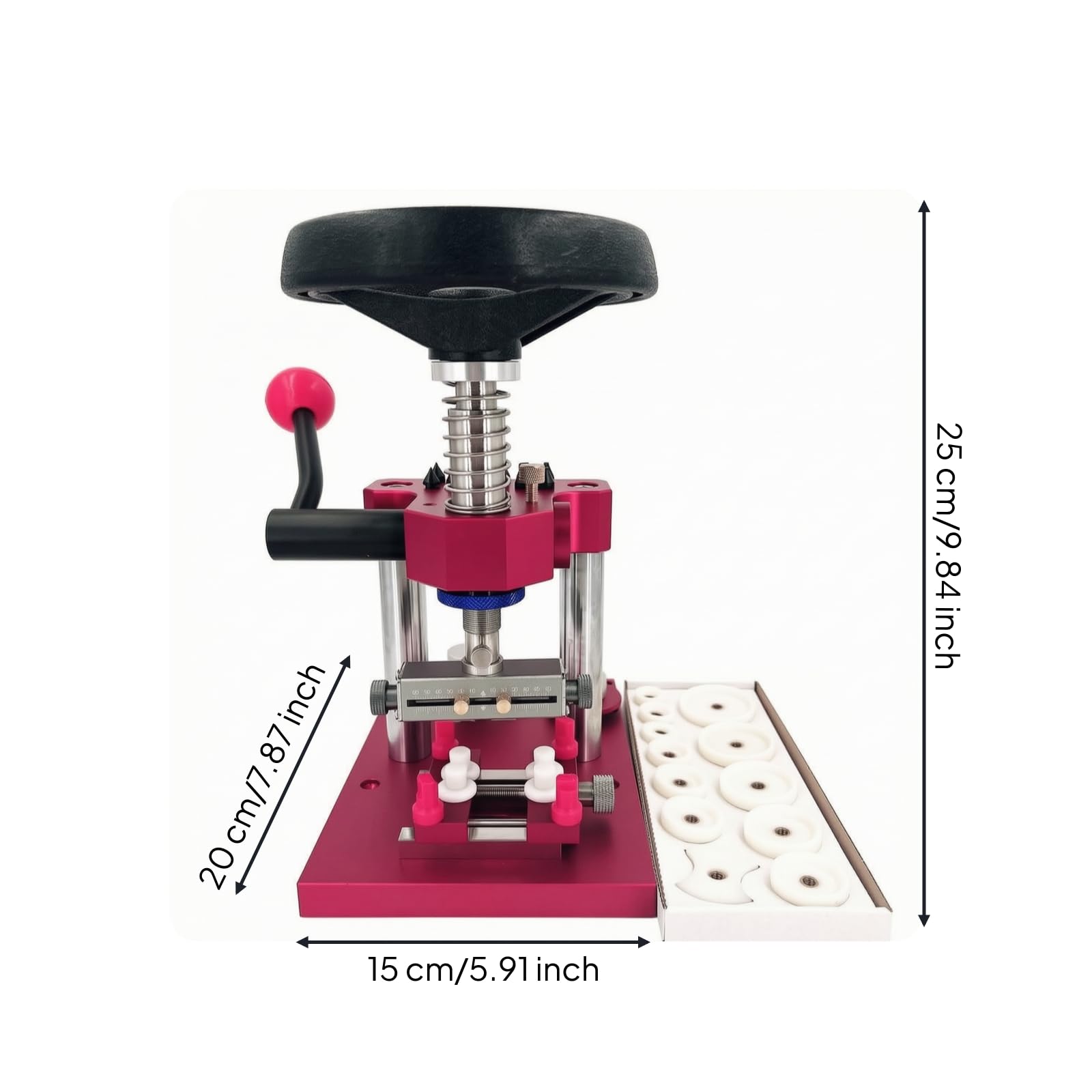 Cerrador Cajas Relojes Manual compresor Manual para Cerrar Relojes con Matrices, Herramienta, Aficionados