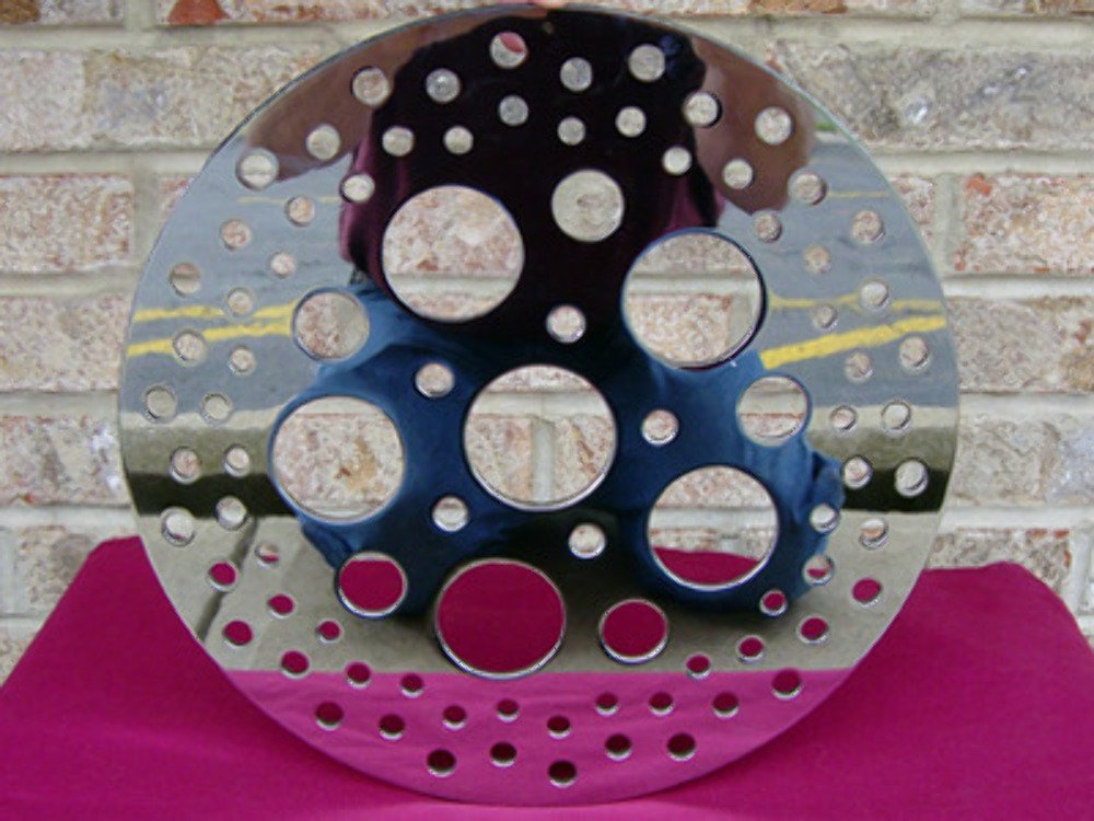 FOR HARLEY ROUND POLISHED CIRCULAR FRONT BRAKE ROTOR PARTS FOR HARLEY 2000 & UP