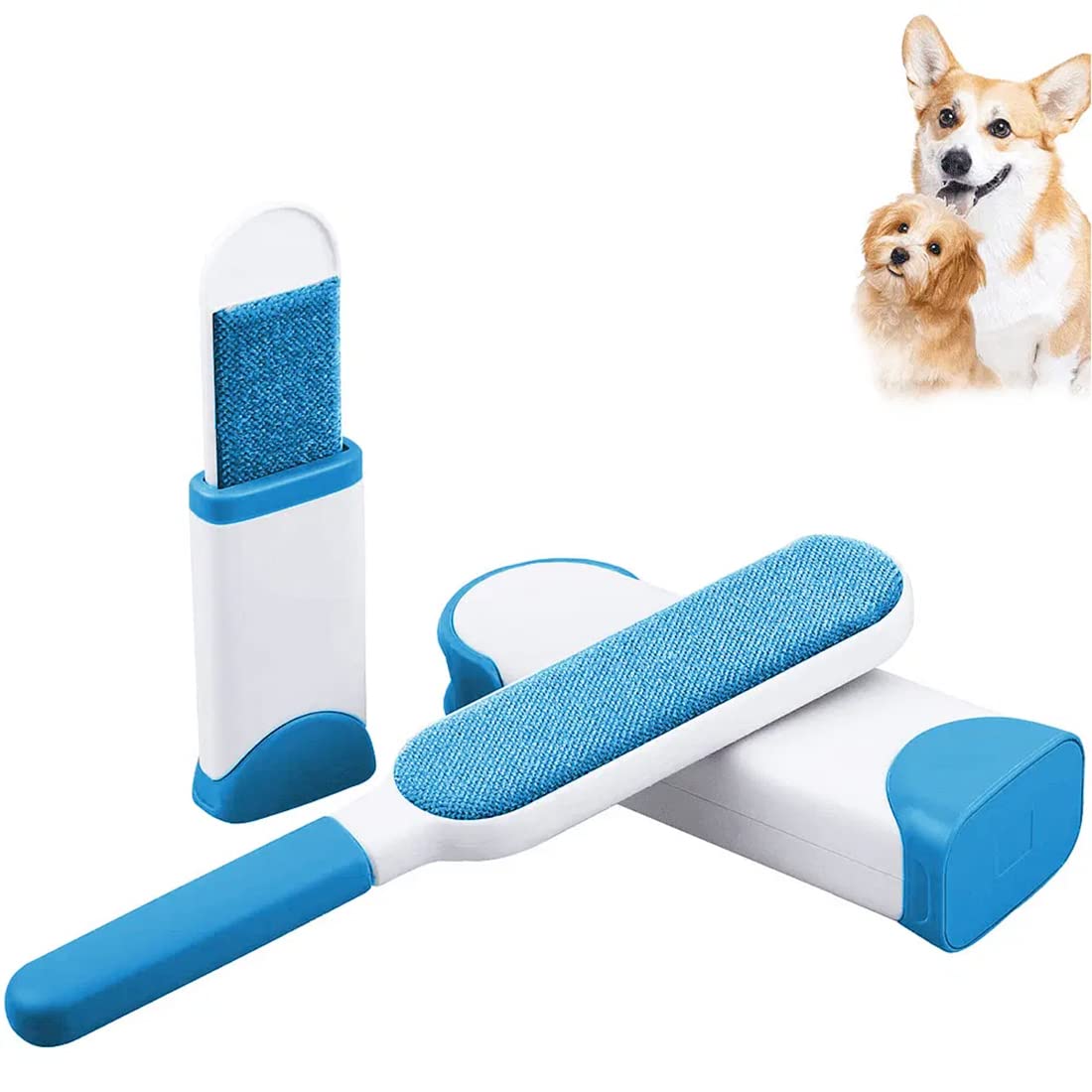 DealFry Pet Hair Remover Brush Double-Sided Standard Size with Self-Cleaning Base Lint Brush for Removing Fluff from Pet Fur, Fabric, Car Seats, Couches, Clothes, Beds and Carpets (Multicolor) (B0BX9SBWTX) Amazon Price History, Amazon Price Tracker