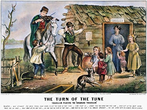 Amazon.com: Folk Tradition 1870 NThe Turn Of The Tune Lithograph 1870 ...