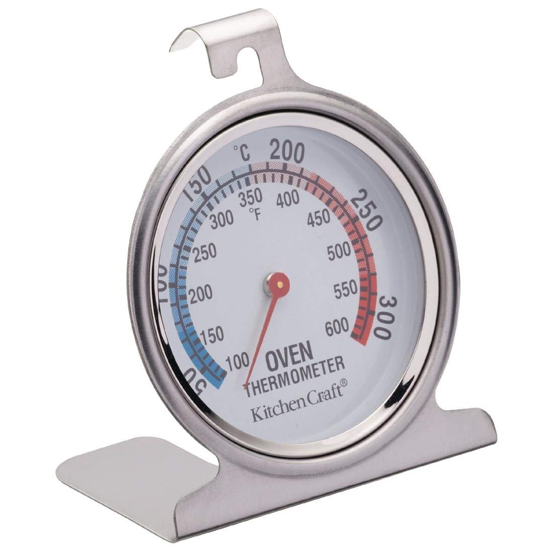 oven thermometer with 55mm dial - stainless steel housing