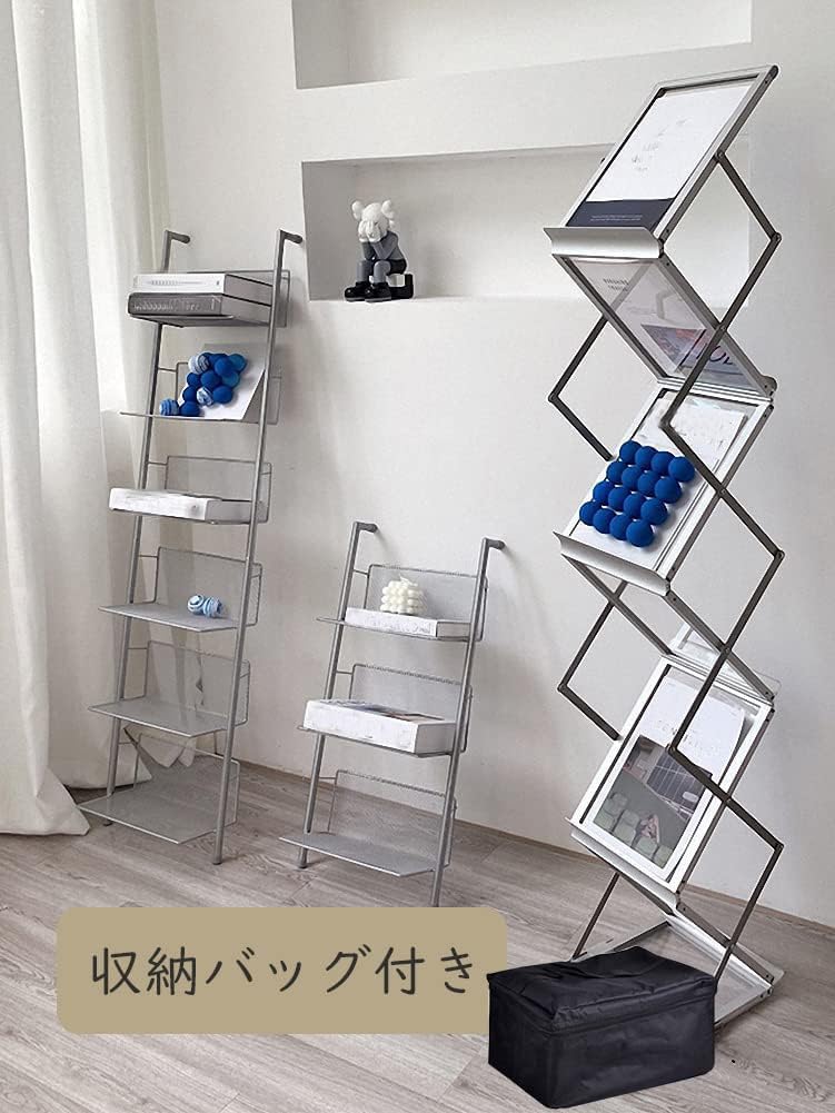 Amazon.co.jp: PonyLes マガジンラック スリム 折りたたみ 収納バッグ