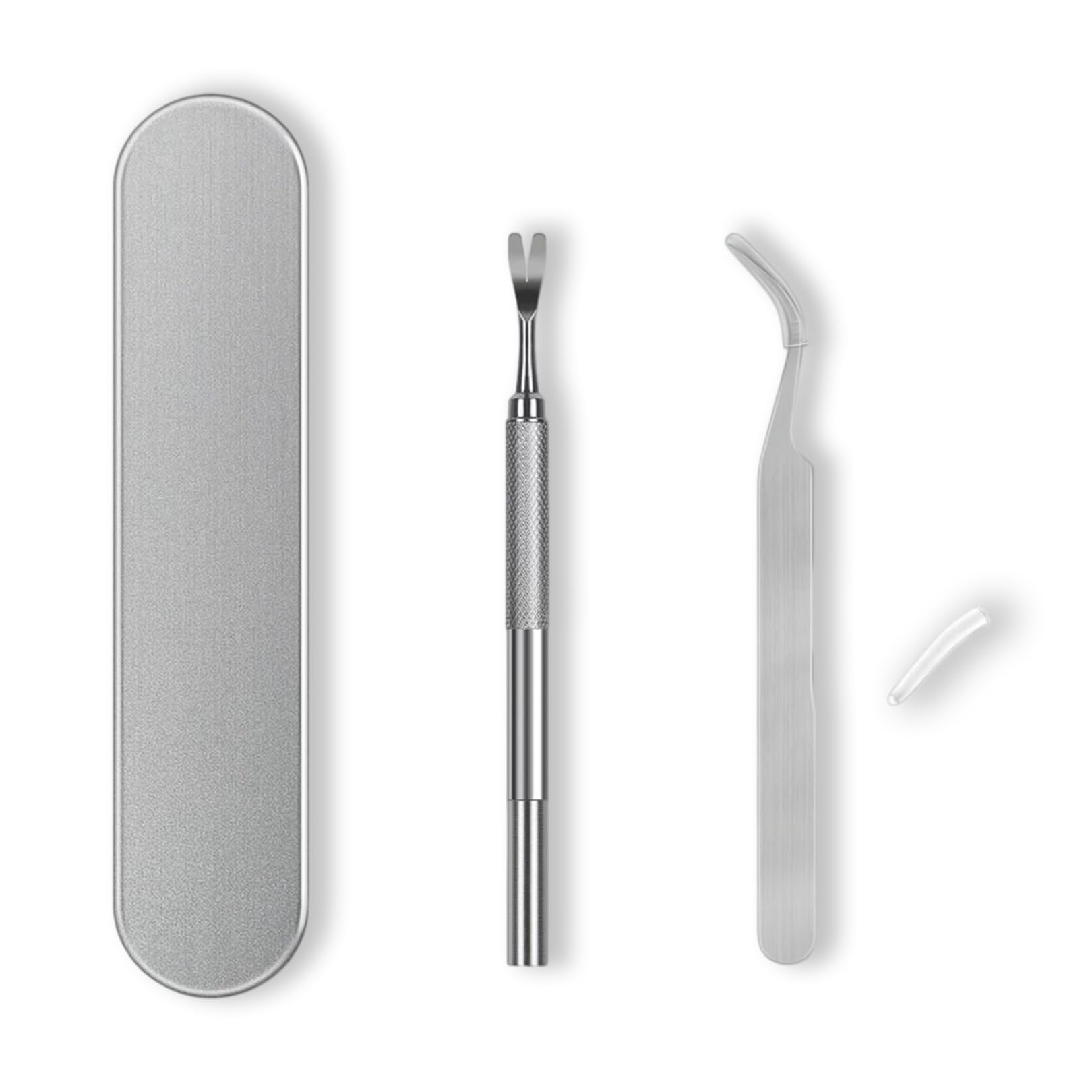 YiJianLiangBai Tick Remover Tools for Dogs, Professional Stainless Steel Tick Remover for Humans Cats Dogs, Tick Lice Remover Tool Kit Tweezers & Fork Removal Tool with Storage Box