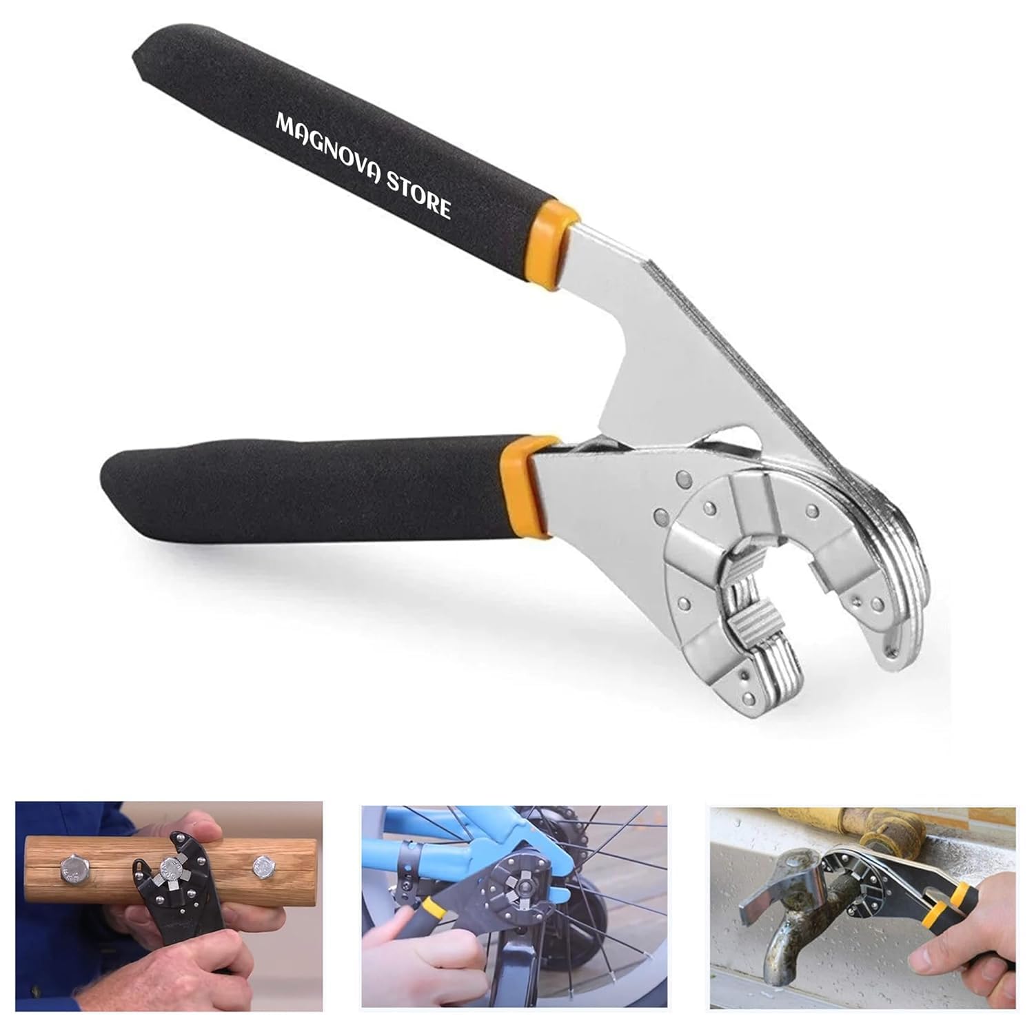Kliffoo 14 In 1 Universal Adjustable Wrench Pliers, Multi-Function 8-Inch Interlocking Adjustable Bionic Wrench Plier, Open-Ended Hex Spanner Socket Wrench Tools-Sizes 7-14 Mm (B0CMX2S7FJ) Amazon Price History, Amazon Price Tracker