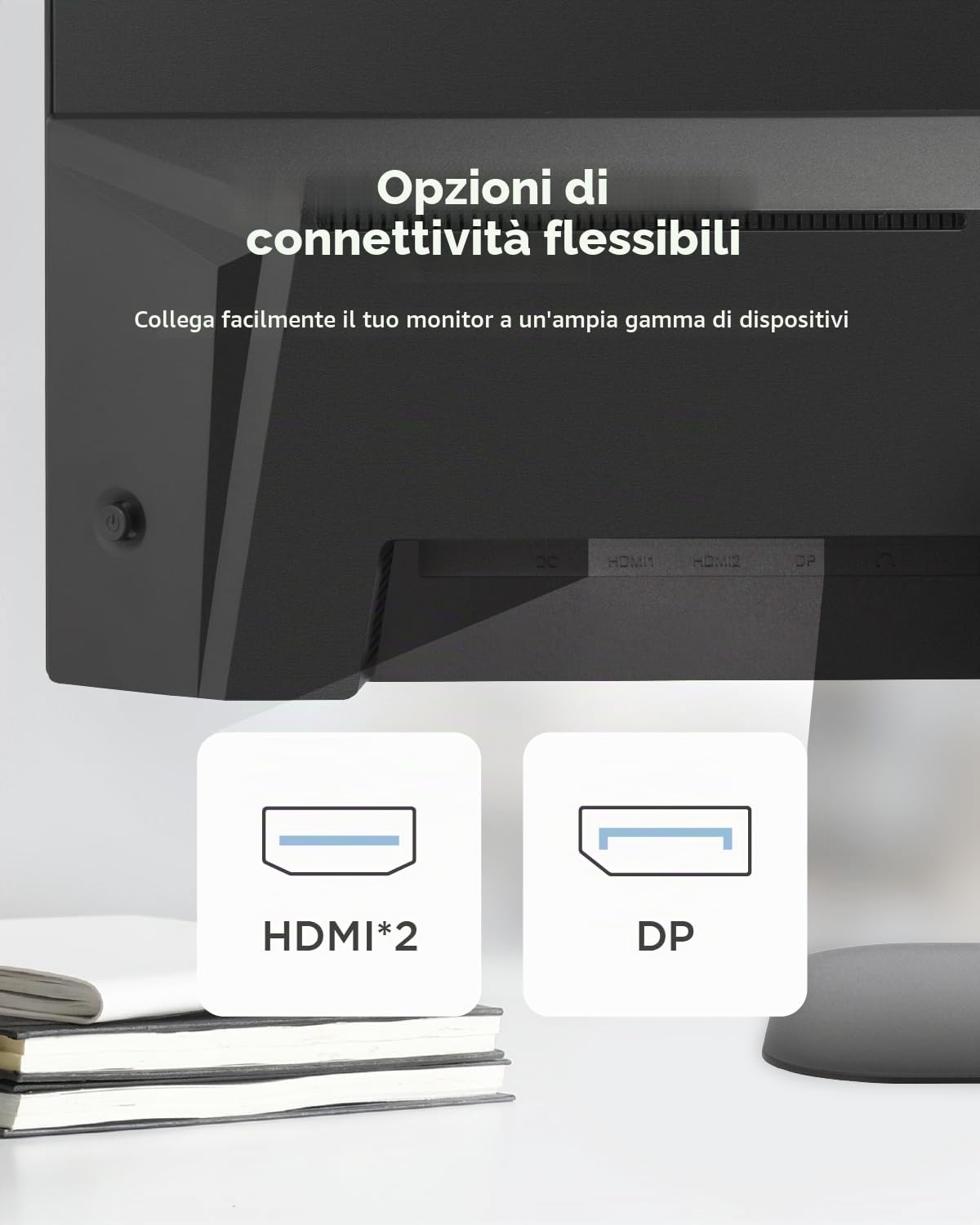 ViewSonic VA2708-4K-HD PC Monitor 27 Pollici 4K UHD 3840 x 2160, IPS, 104% sRGB, 60Hz, HDR10, Senza cornice, Nessuno sfarfallio, 2 x HDMI 2.0, DP, Garanzia di 2 anni