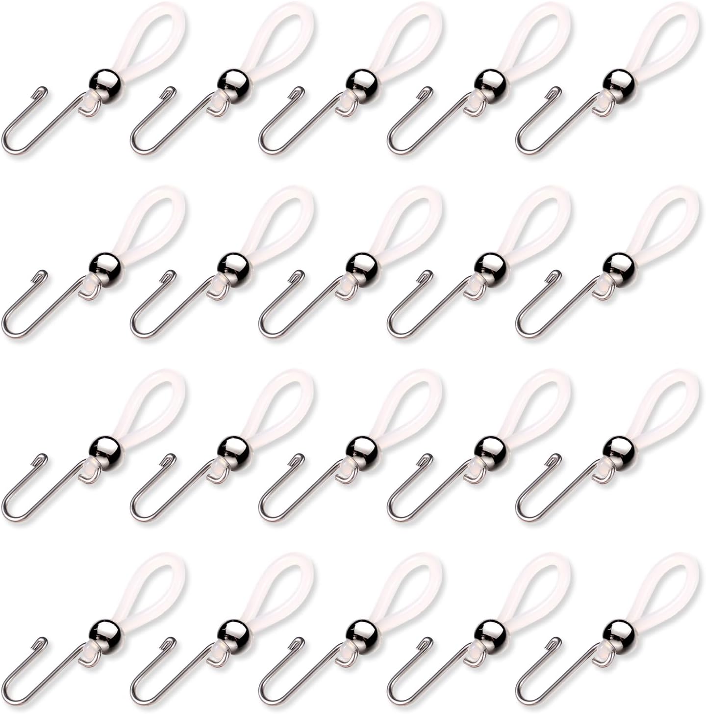20pcs Zipper Holder Upper for Jeans, Zipper Hooks Clips
