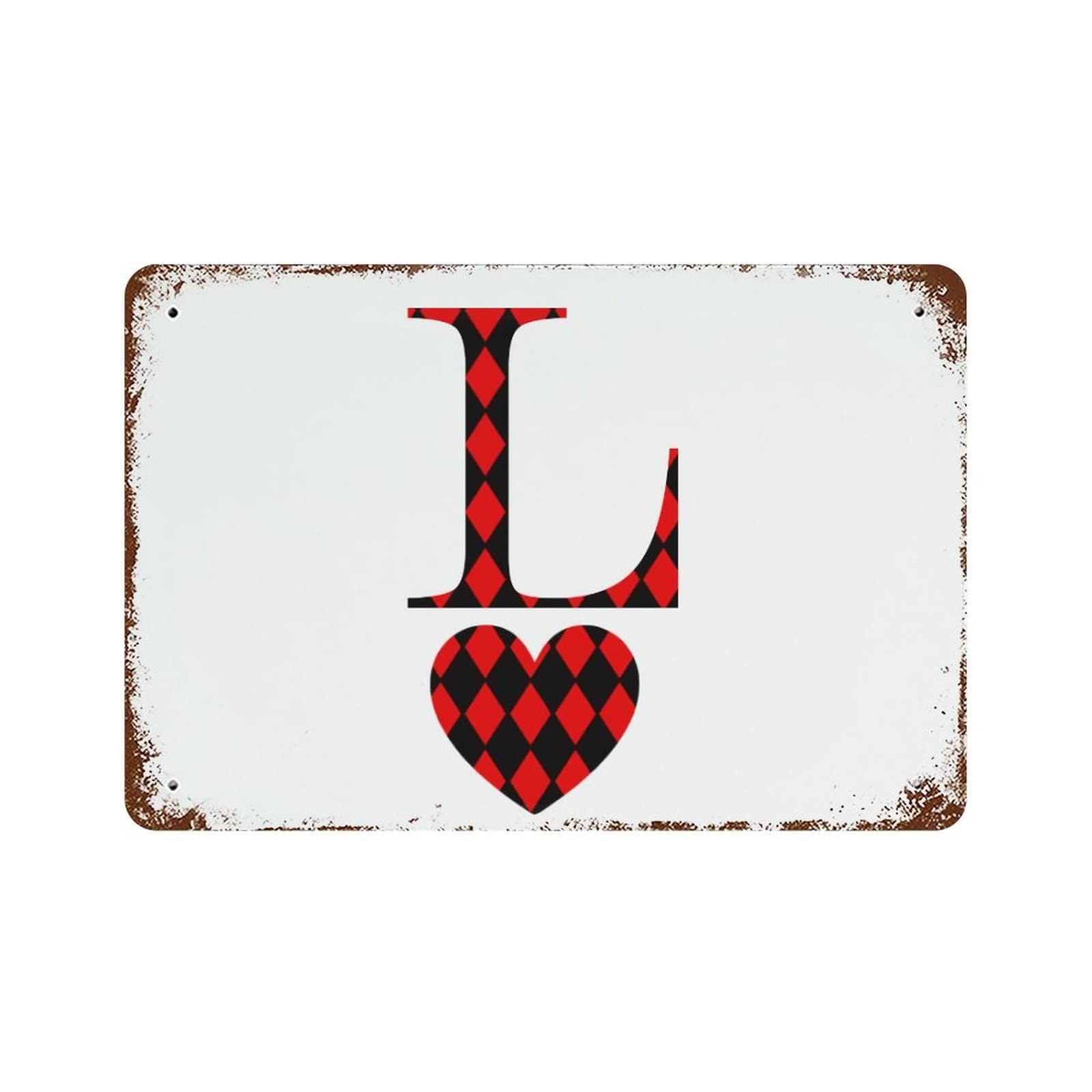 Lettres L en cœur Saint-Valentin | Solution Déco pour Personnaliser un Mur Vide