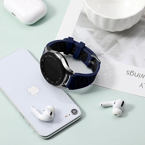 Miniatura 3 de Lerobo Compatible con Samsung Galaxy Watch de 1.81 pulgadas, Gear S3 Frontier Classic Watch BandsGalaxy Watch 3 bandas de 1.772 in 0.866 in, correa