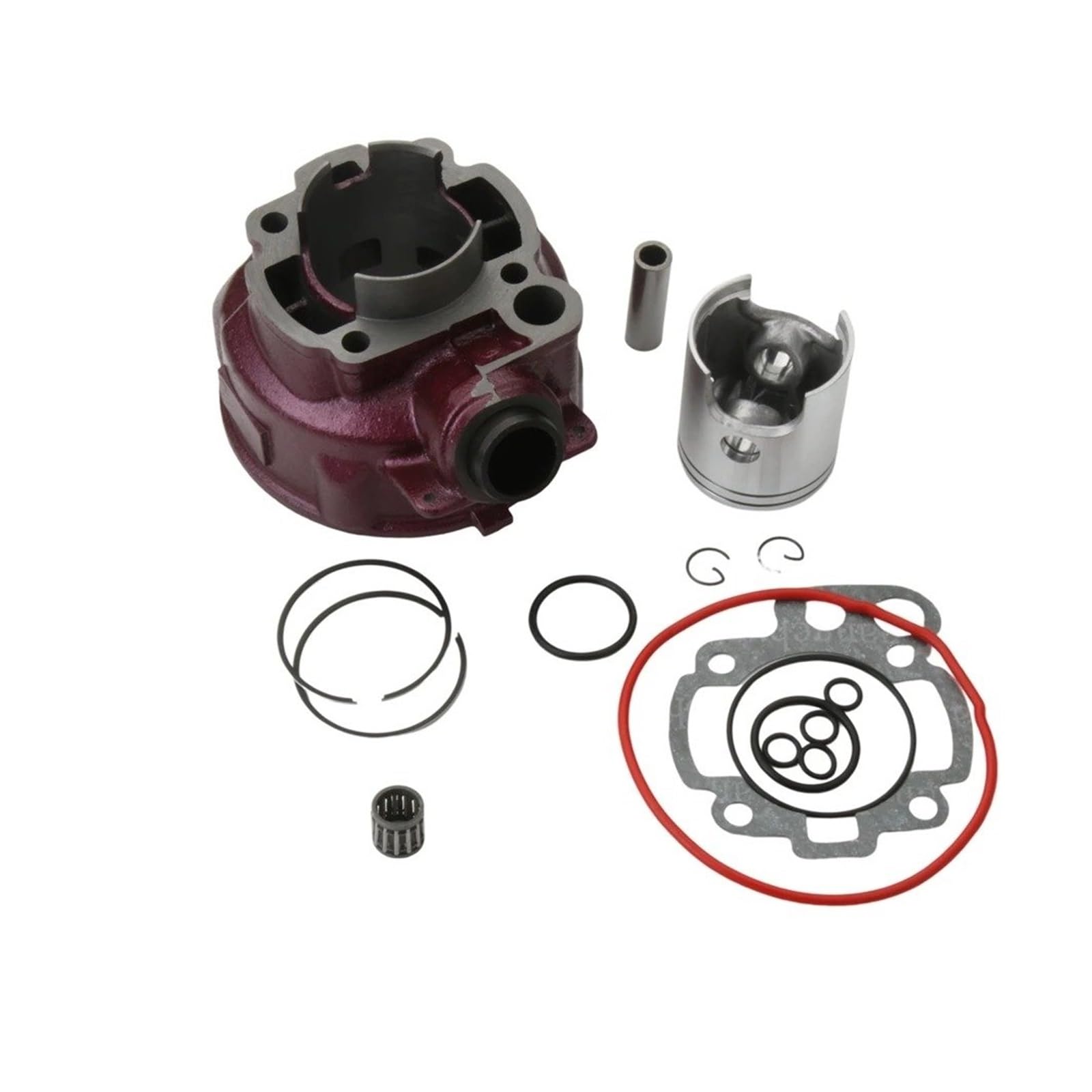Cilindro motocicletta Per Beta 50 RR Per Alu Per Motard Per Pista Kit Cilindro Moto RK6 | Kit cilindro moto 49mm 90cc Big Bore e motore testa 50cc LC 2T