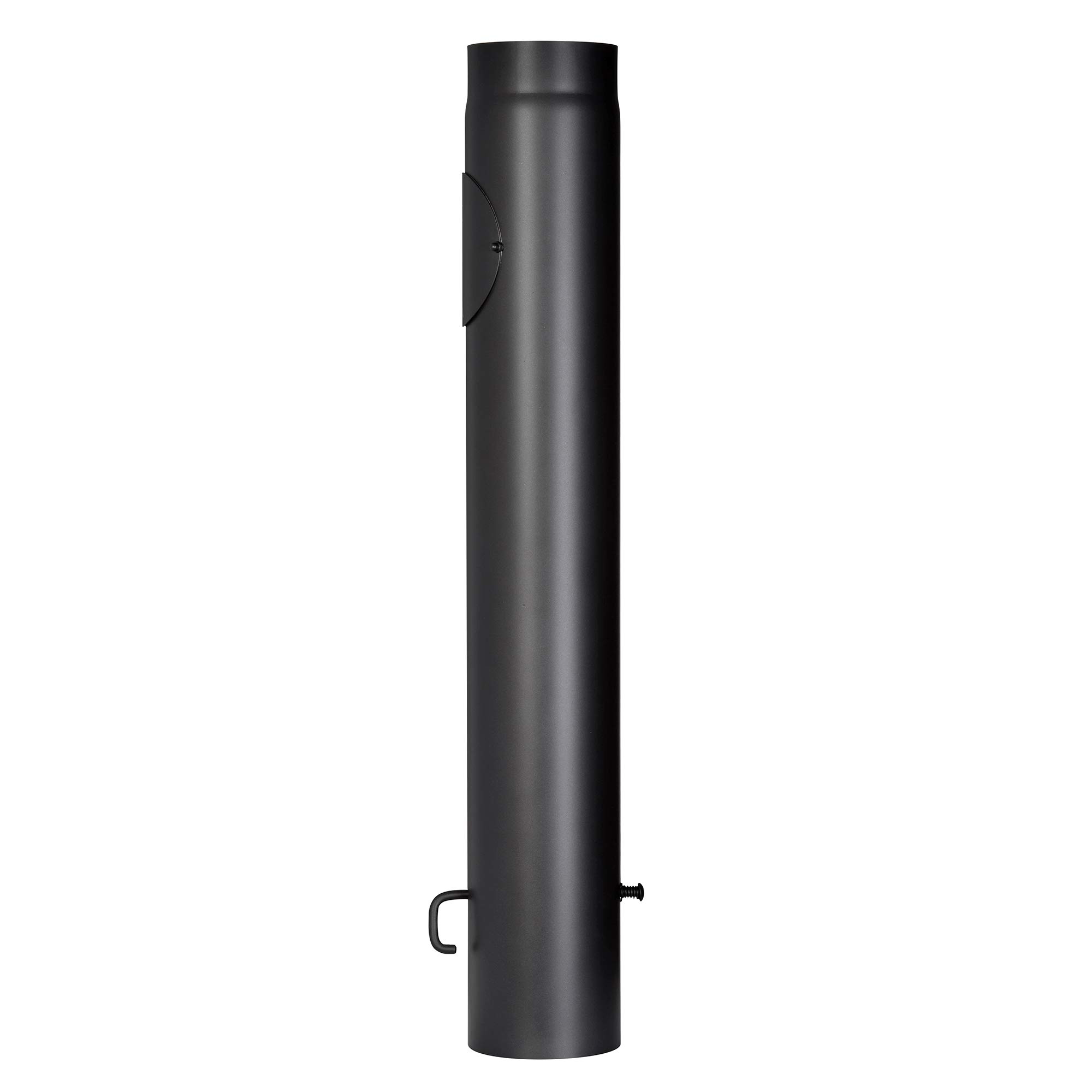 Tuyau de cheminée FIREFIX R150/1DR noir conduit de raccordement poêle
