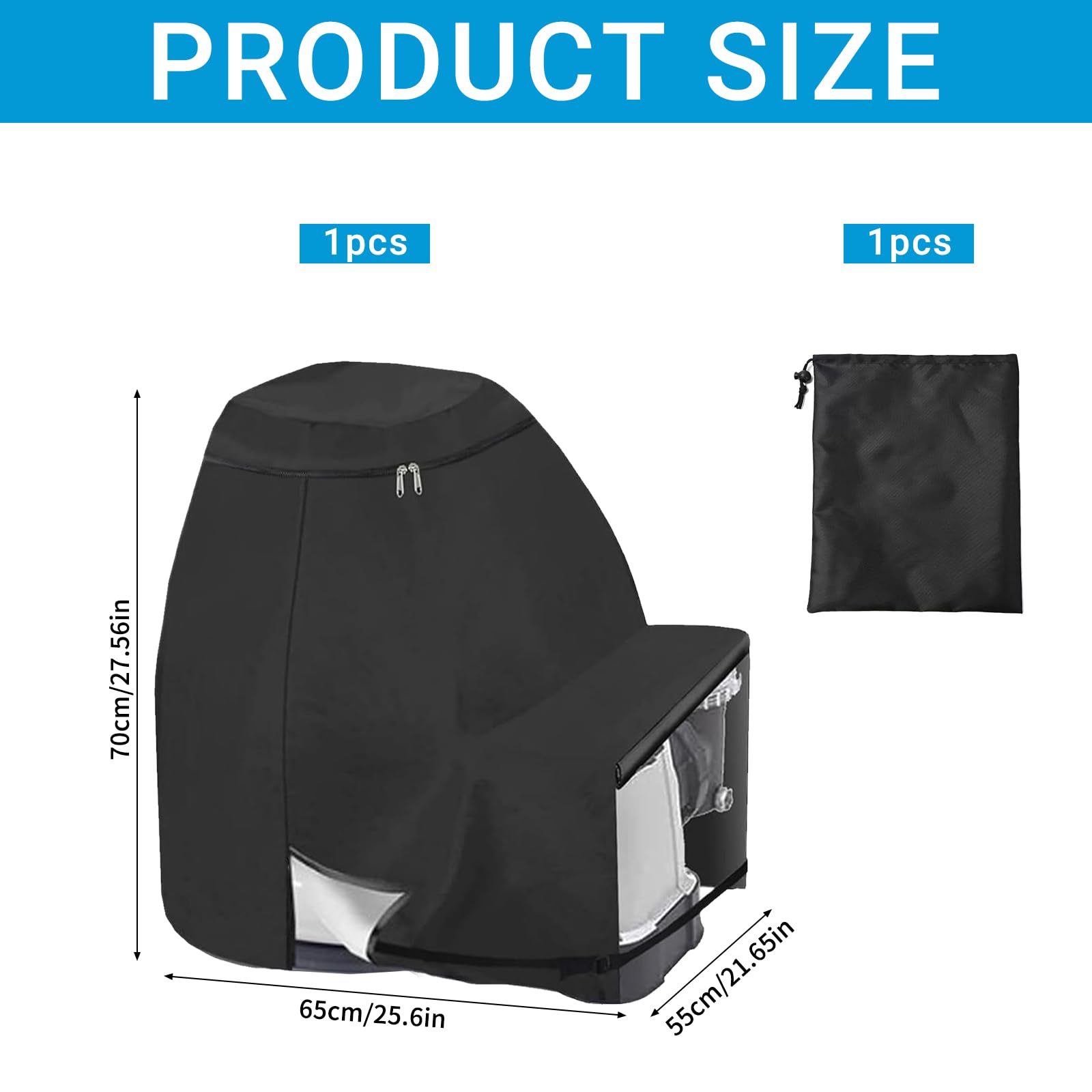 Cubierta para Bomba de Piscina,Cubierta de Filtro de Arena 70x65x55 cm,Bomba Calor Piscina Cubierta,Cubierta para Sistema de Filtro de Arena,para Equipos Piscina Aire Libre Unidades