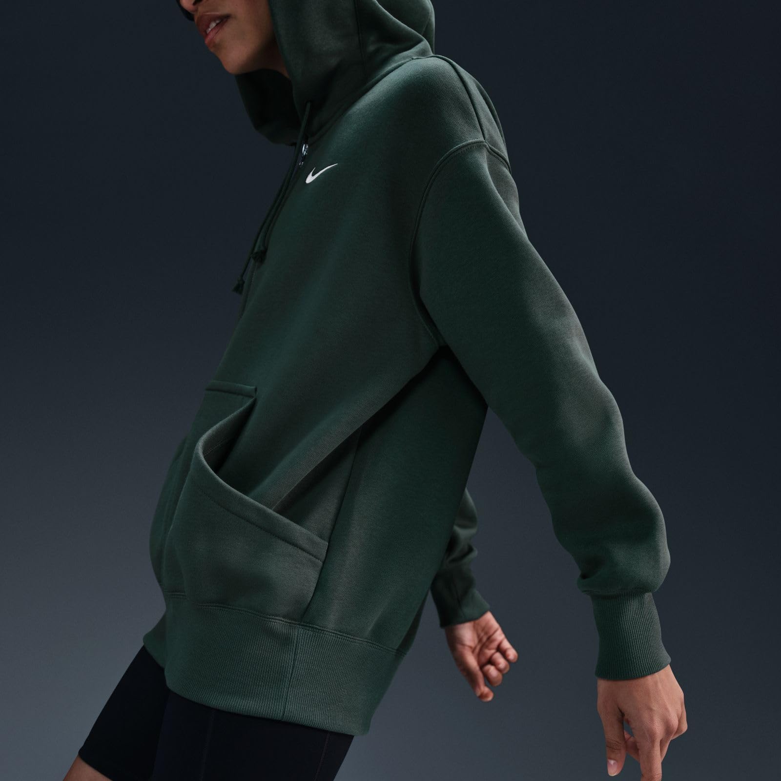 Nike Damen Nike Sportswear Phoenix Fleece Oversize-Damen-Hoodie mit Durchgehendem Reißverschluss Hooded Full Zip Ls Top