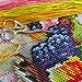 Brvsk Still Life Needlepoint Kit for Adults and Beginners — Autumn Mood 16″ × 16″ with Clear, Precise Printed Design on Cotton Canvas; Includes 2 Needles, Yarn, and Easy-Read Chart