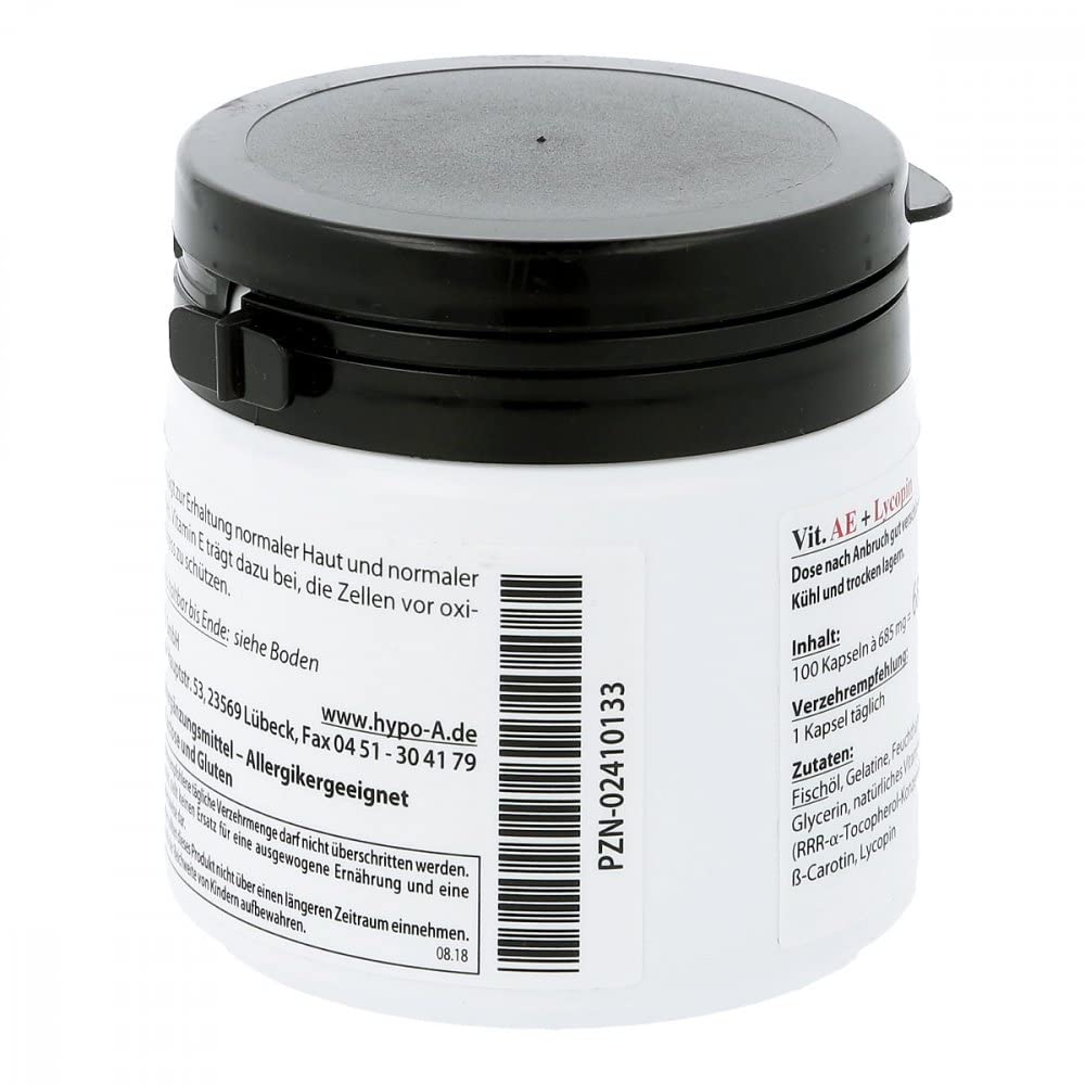 Hypo A Vitamin A+E+Lycopin Kapseln