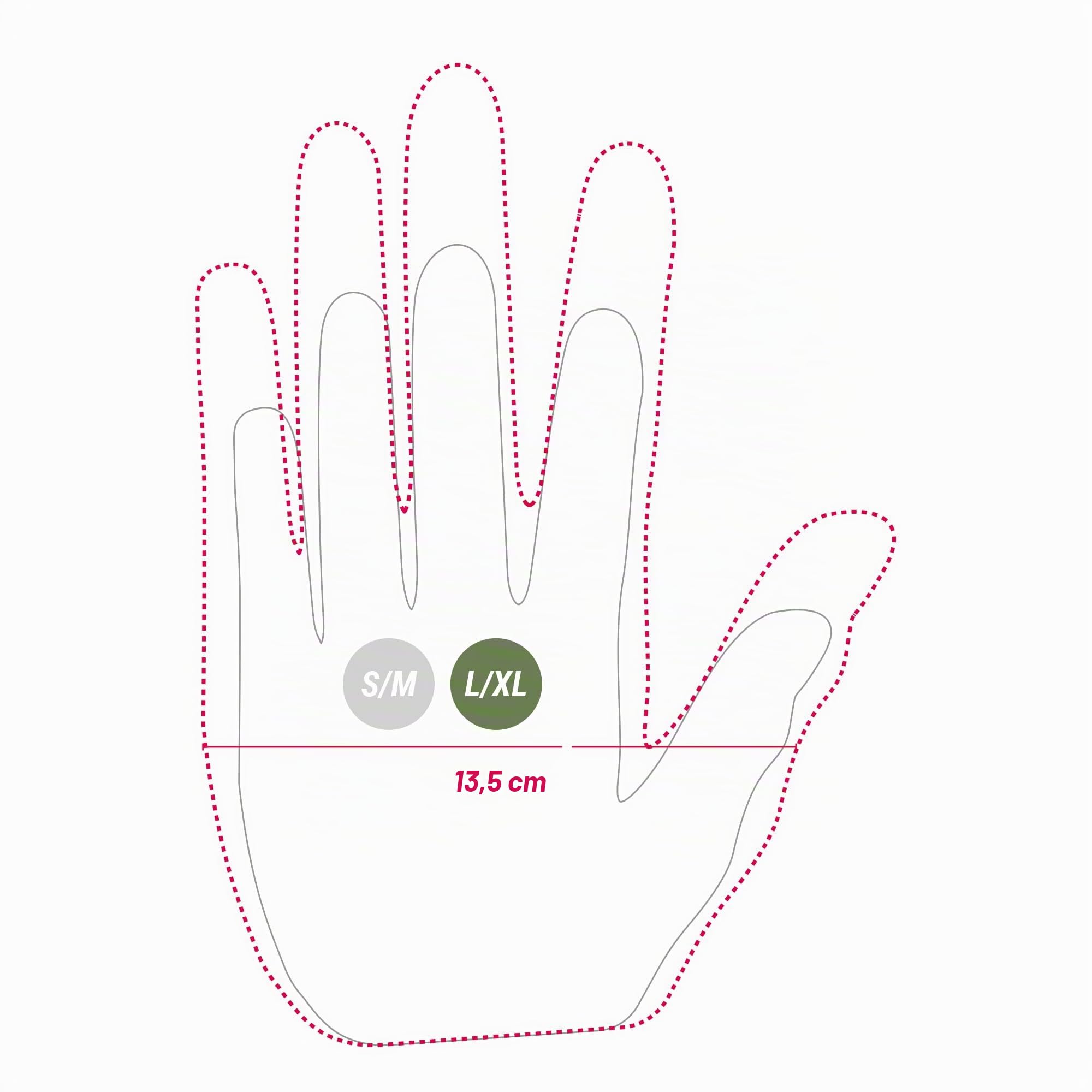 Prophete Gants Chauffants, Taille S/M, Batterie 2600 mAh, compatibles avec écran Tactile, Noir