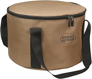 loom tree LOOM TREE® Oxford Cloth Camping Pot Storage Bag with Handles Durable Material Versatile M-picture-34