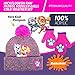 Nickelodeon Paw Patrol Toddler Girls Beanie Winter Hat and Mittens Cold Weather Set, Age 2-4