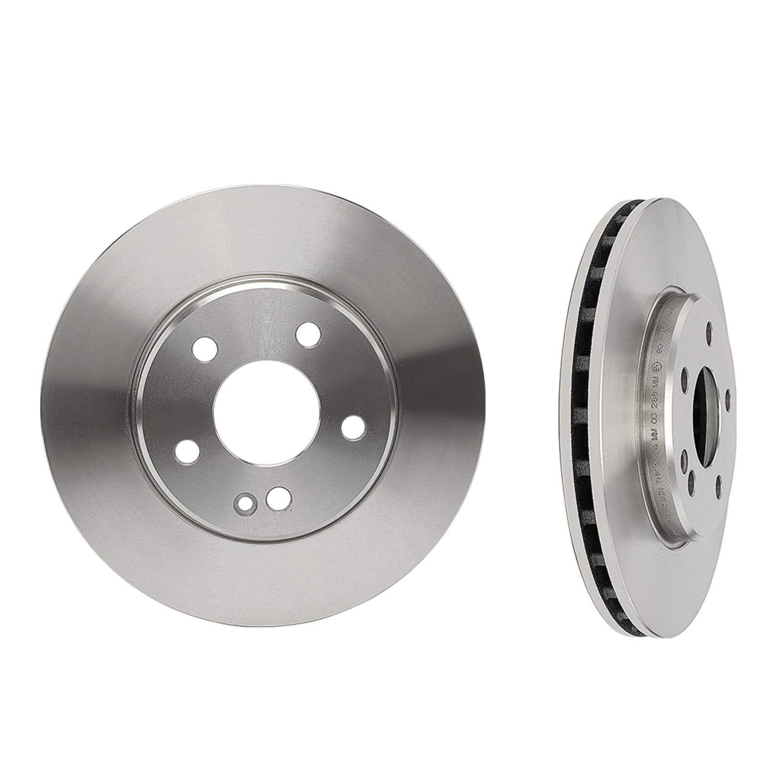 Frankberg set freni incl. 2 dischi freno + 4 pastiglie freno anteriori | Compatibile con: Classe B W245, Classe A W169