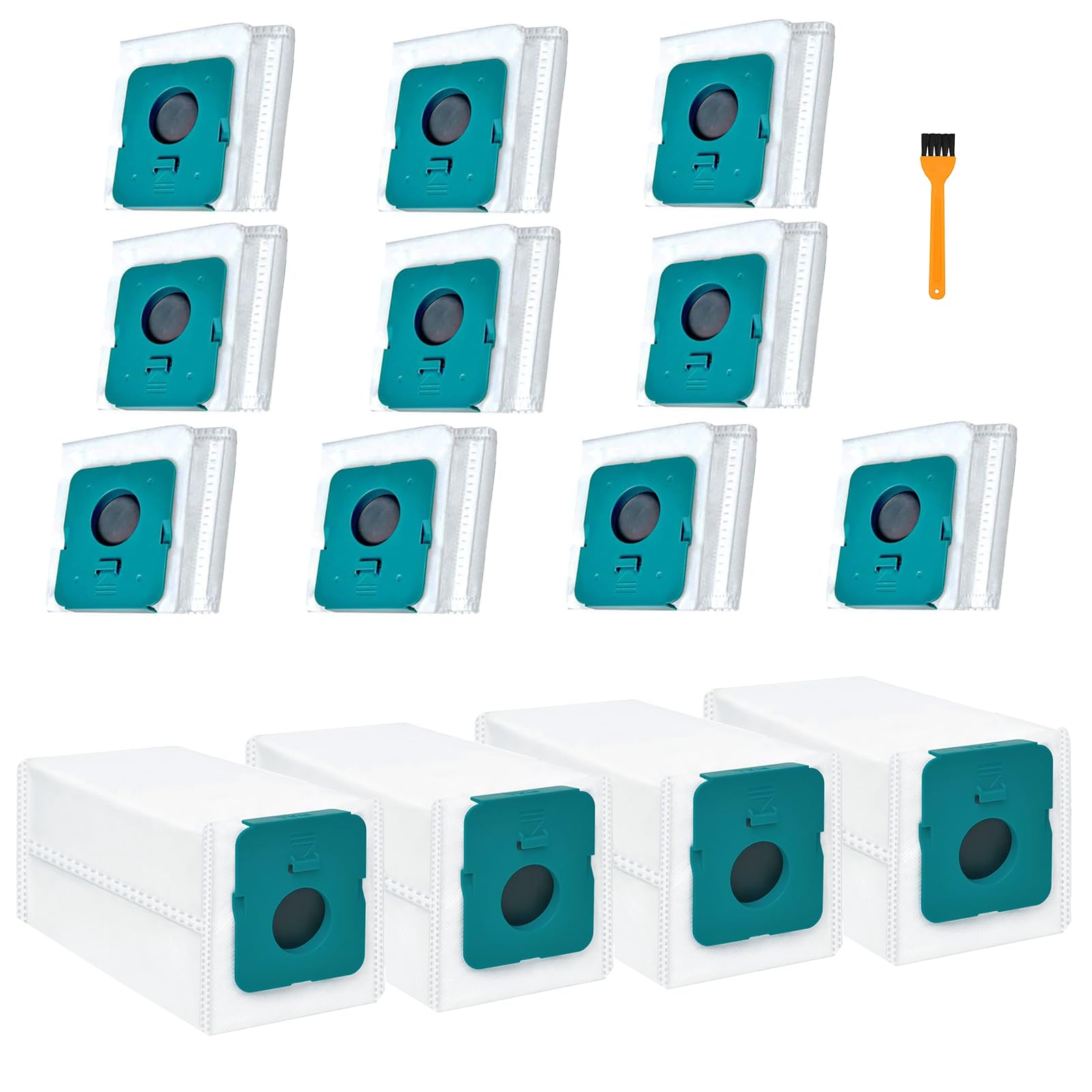 Zorplex 14 Pièces Sac à Poussière Clean Compatible avec Samsung Bespoke VCA-ADB95, Accessoires pour Aspirateurs, Sacs de Rechange pour Aspirateur, Cordless Stick Aspirateur Pièces de Rechange