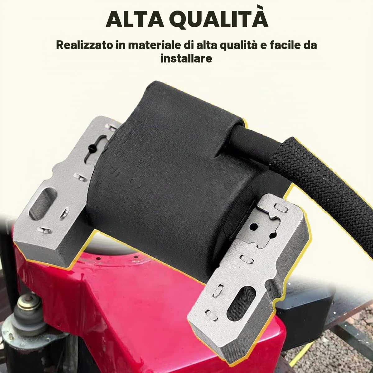 ZAMDOE 591459 Bobina di accensione Magneto Armatura di ricambio per Briggs and Stratton 19A400 19B400 19C400 20A114 Parti di motori per tosaerba 492341 491312 495859 490586 per Toro trattorino