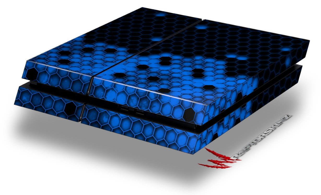 HEX Blue - Decal Style Skin fits original PS4 Gaming Console