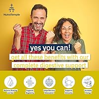 Vista 4 de Probióticos y enzimas digestivas preposteriores 4 en 1 para mujeres y hombres – Salud digestiva, intestinal e inmunológico apoyo para estreñimiento