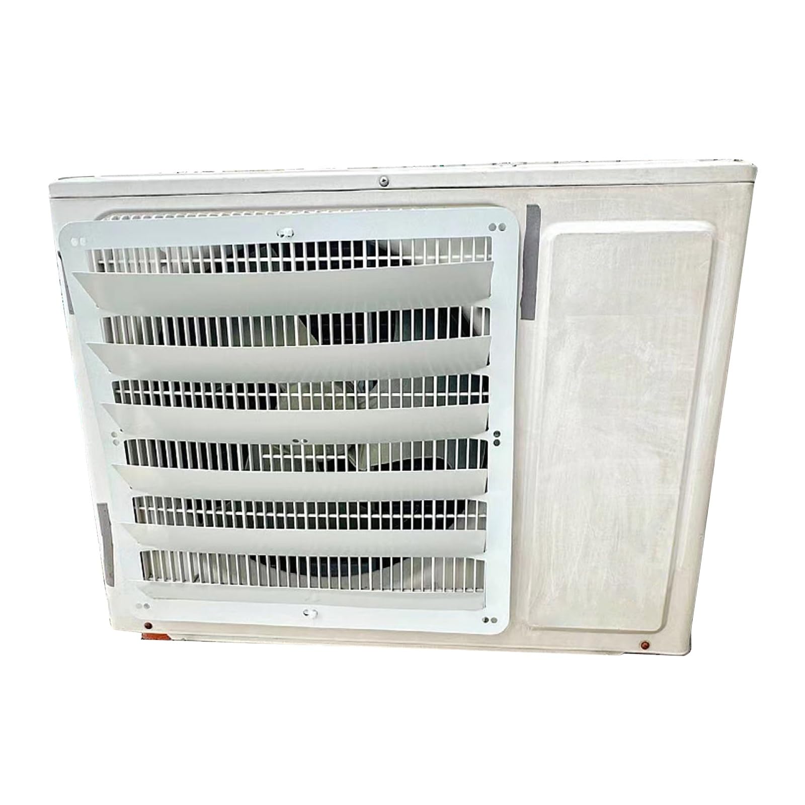 ITOSUI Outdoor Air Conditioner Deflector,Compressor Protection Grille,Lateral Ventilation Deflector,Air Conditioner Condenser Anti-Direct Blowing Baffles(48cm/18.9in)