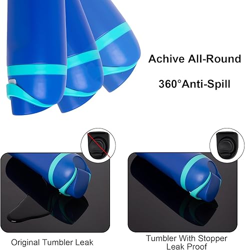 Miniatura 2 de 4 tapones de repuesto para Owala de 19243240 onzas, junta de tapa superior de botella compatible con Owala FreeSip junta de tapón de botella para