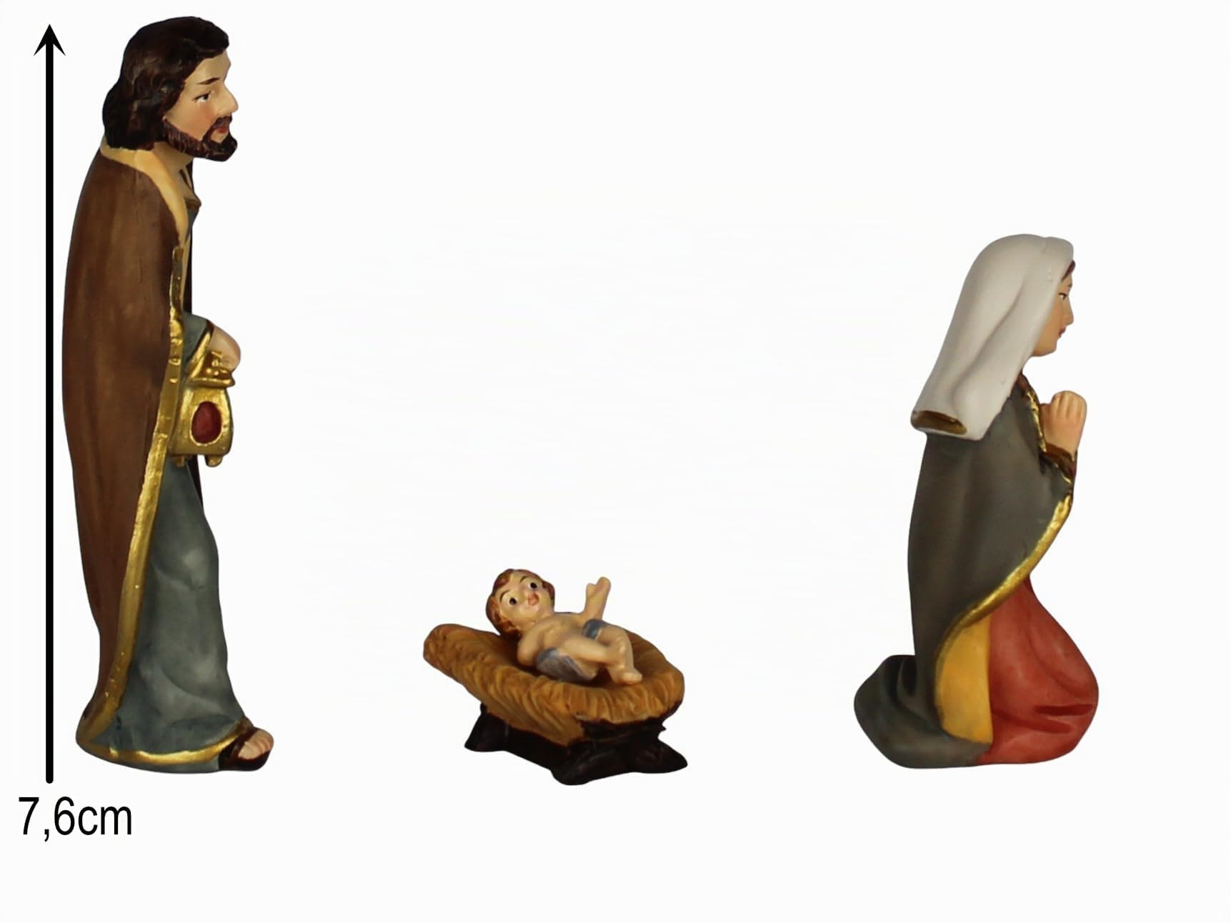ZICOM Krippenfigurenset Haifa barock ca. 8cm 12-TLG. Polyresin, handbemalt