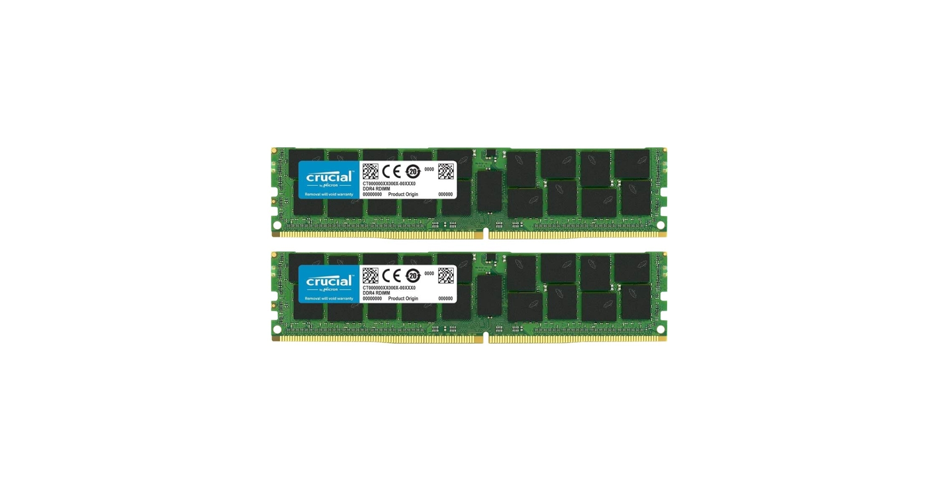 Crucial Bundle with 64GB (2 x 32GB) DDR4 PC4-21300 2666MHz
