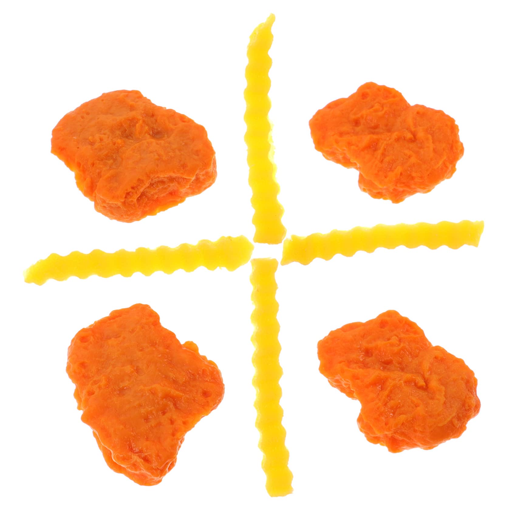 Totority Food Decor Fake Simulation Model Of Fried Chicken Nuggets And Fries Chicken Nuggets Food Display Desktop Decor Model Dessert Decorations Potato Chicken Wings Store Accessories Pvc Chicken