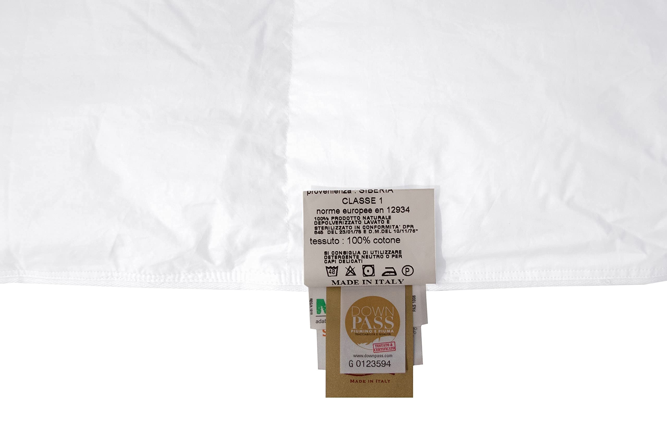 PERLARARA Piumone Molina Piumino in Piuma d’Oca Vergine iDream Letto Singolo Una Piazza Maxi, Invernale 4 su 5 Punti Calore 155x220 cm