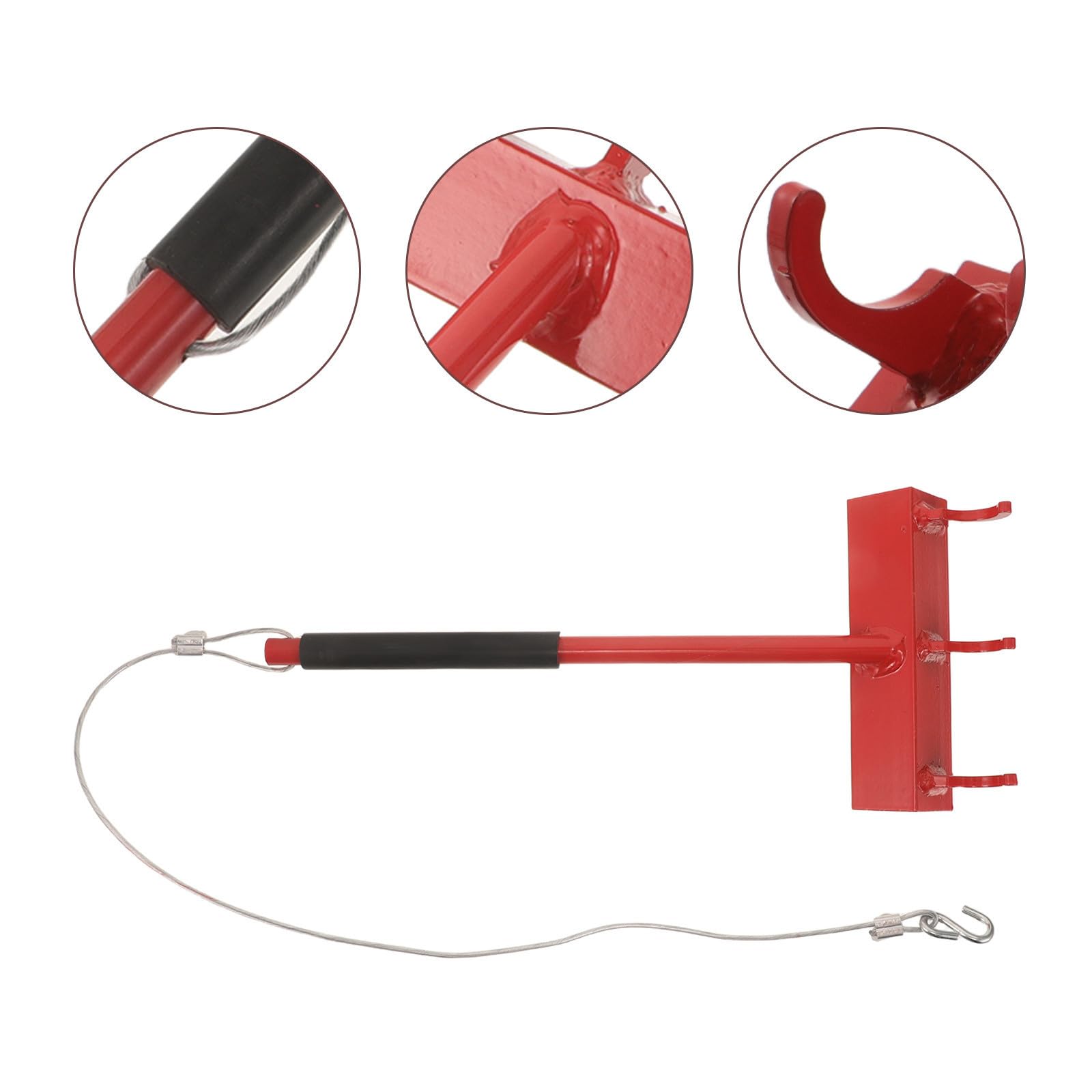 Yardenfun Tenditore per Rete in Acciaio Inox con Ganci da 28" e Struttura Compatta, Capacità di Trazione 300 Lbs, per Recinzioni a Catena e Filo Spinato
