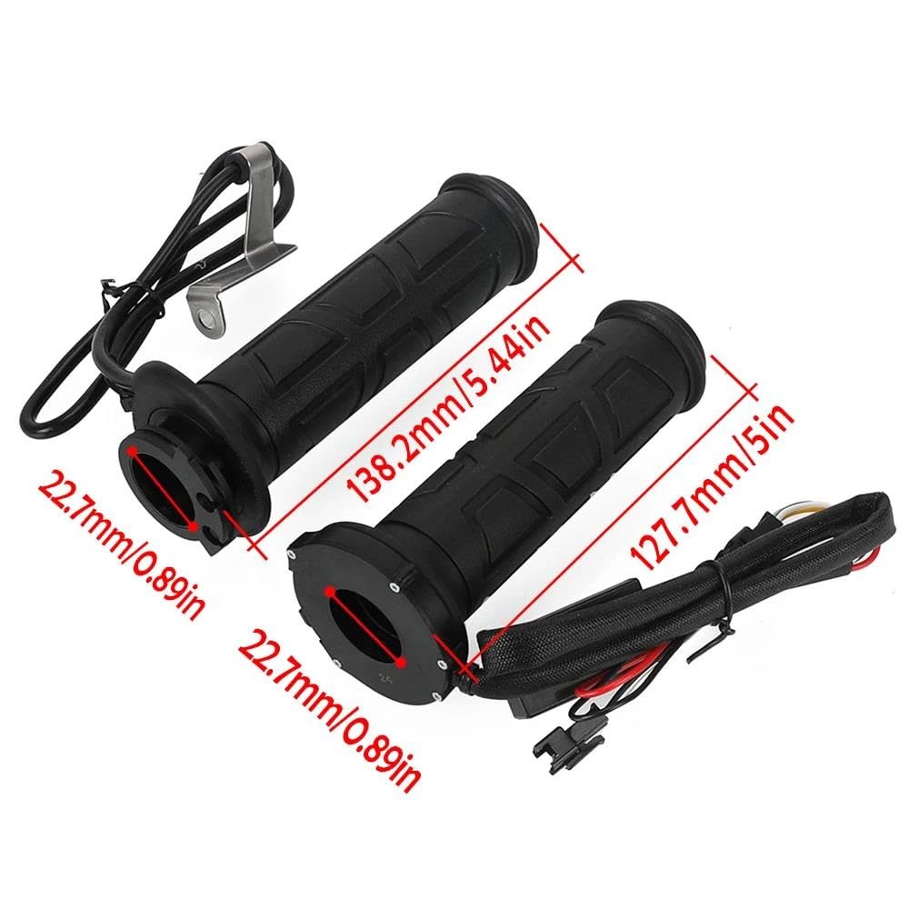 Per CB1100 CB400F CB400 SF VTEC CB190 CB190R CB125F CB1300 12V Hot Grips Moto Manubrio A Impugnatura Riscaldata Scaldamani Impugnatura manubrio moto